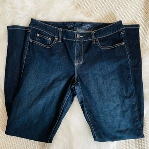 The Limited dark wash Simply Straight Jeans